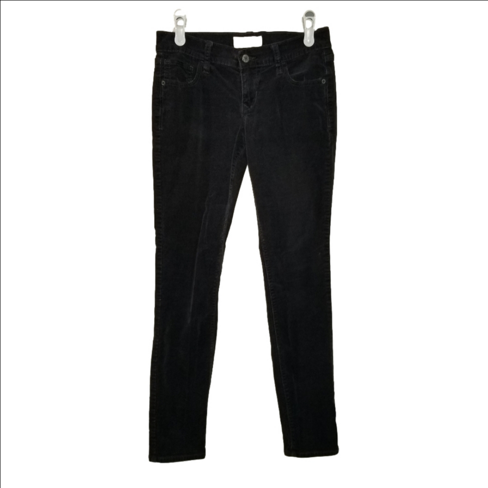 Old Navy Corduroy Pants Microwhale Straight Leg Pants Carbon Label Reads Size 6